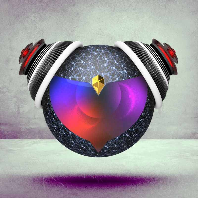 oMotion spaceship #188 static NFT preview