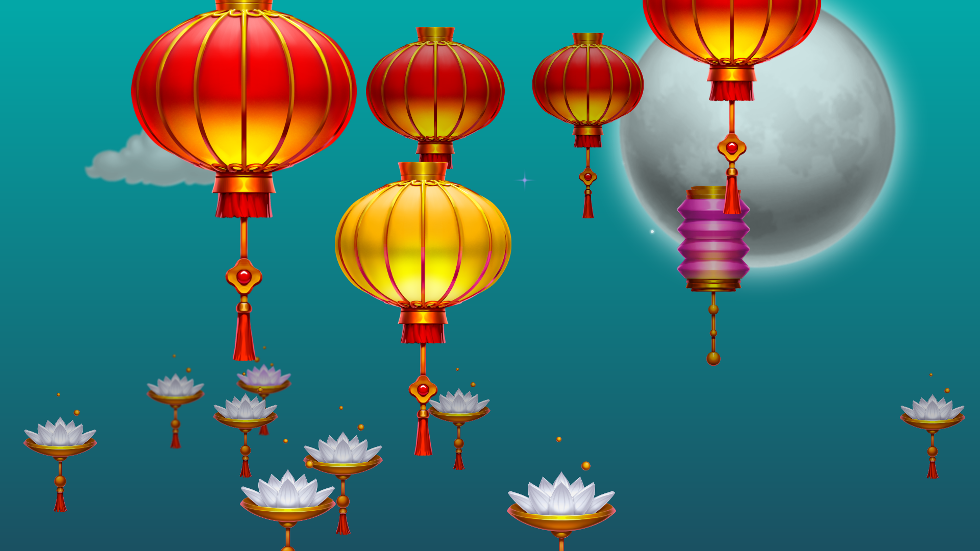 Mooncakes: Happy Mid Autumn Festival 2022 #3077 static NFT preview