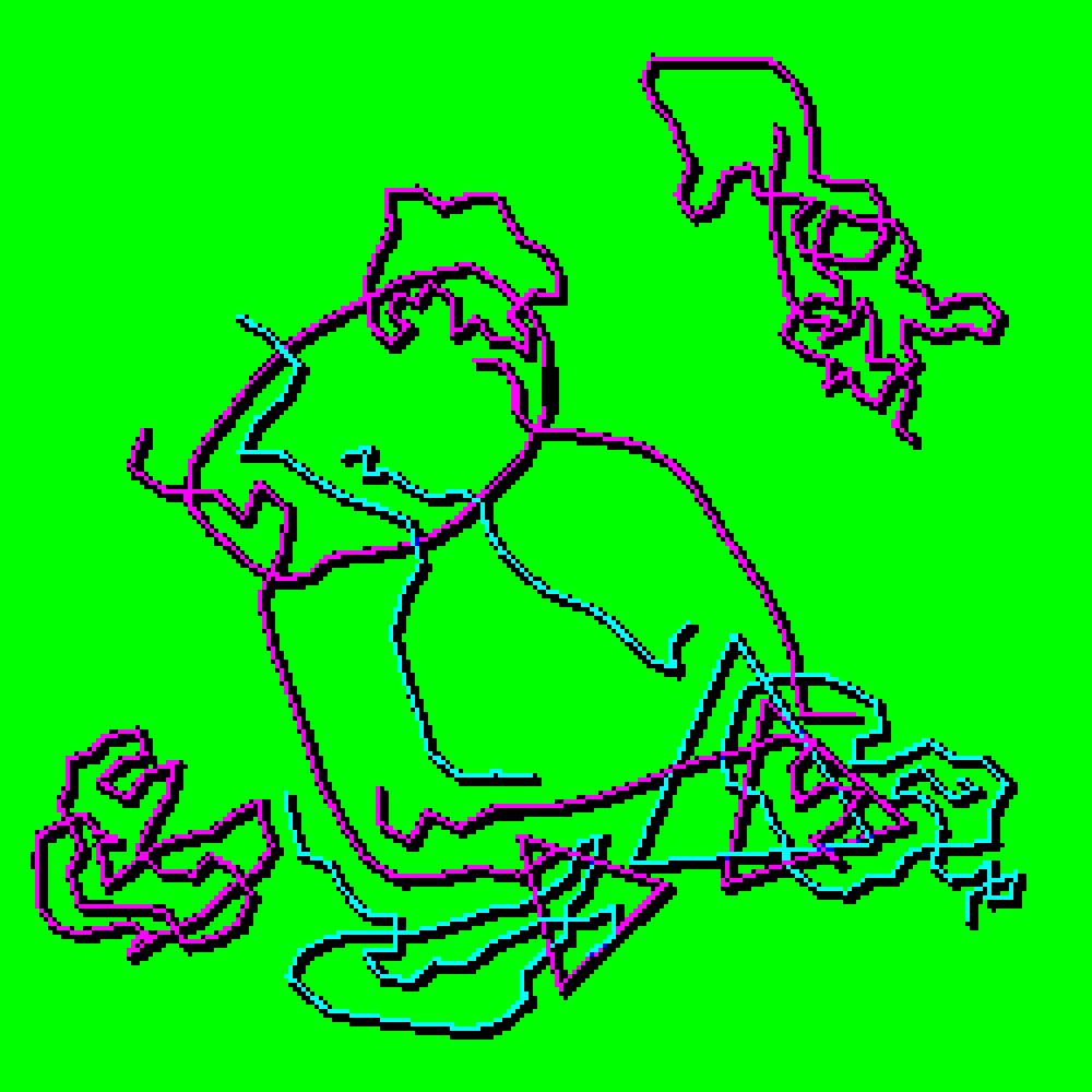 SCRIBBLERS #42 static NFT preview