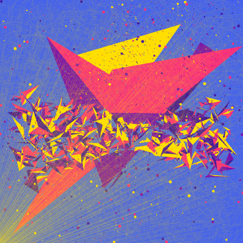 Space Explosion #128 static NFT preview