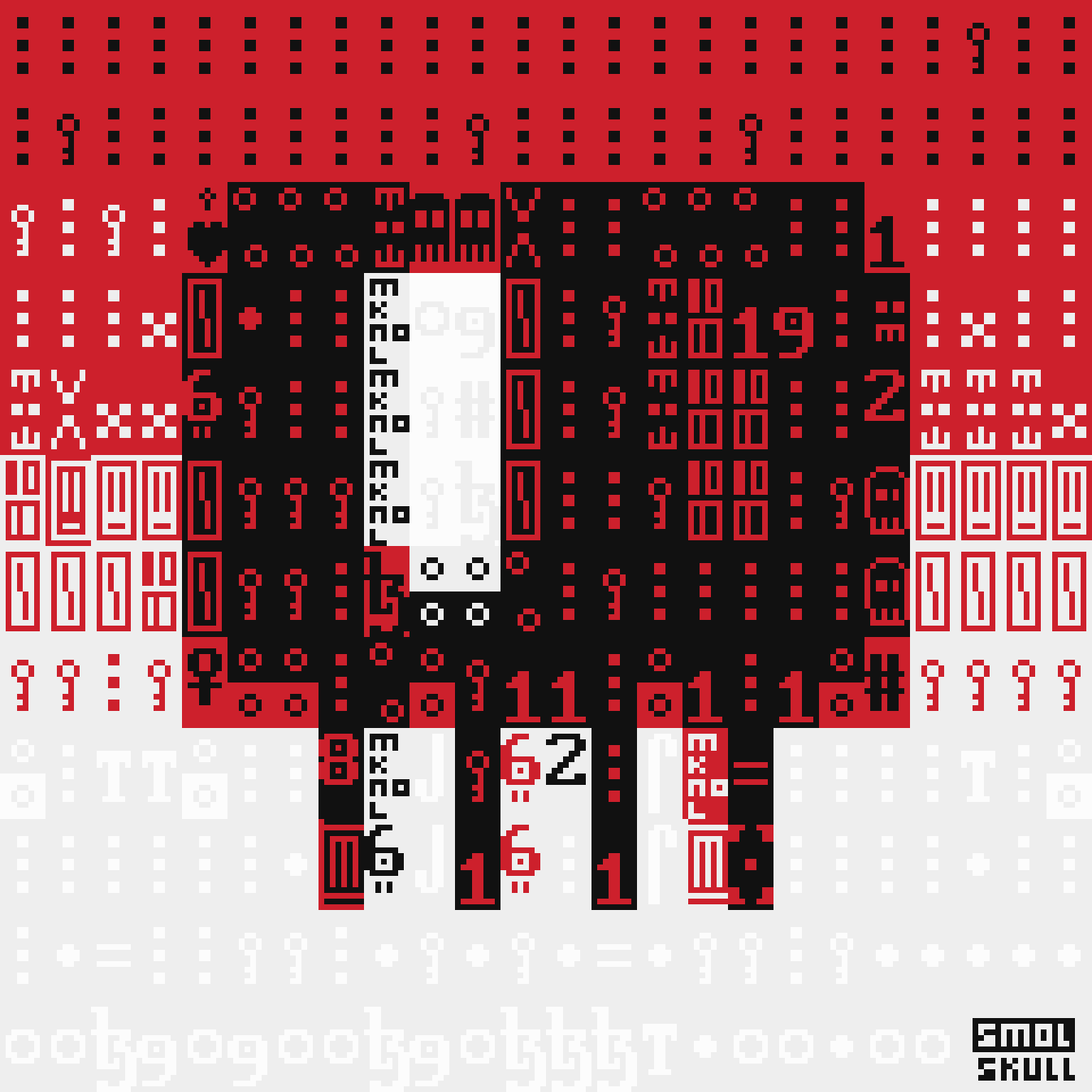 ASCII-SMOLSKULL #403 static token preview
