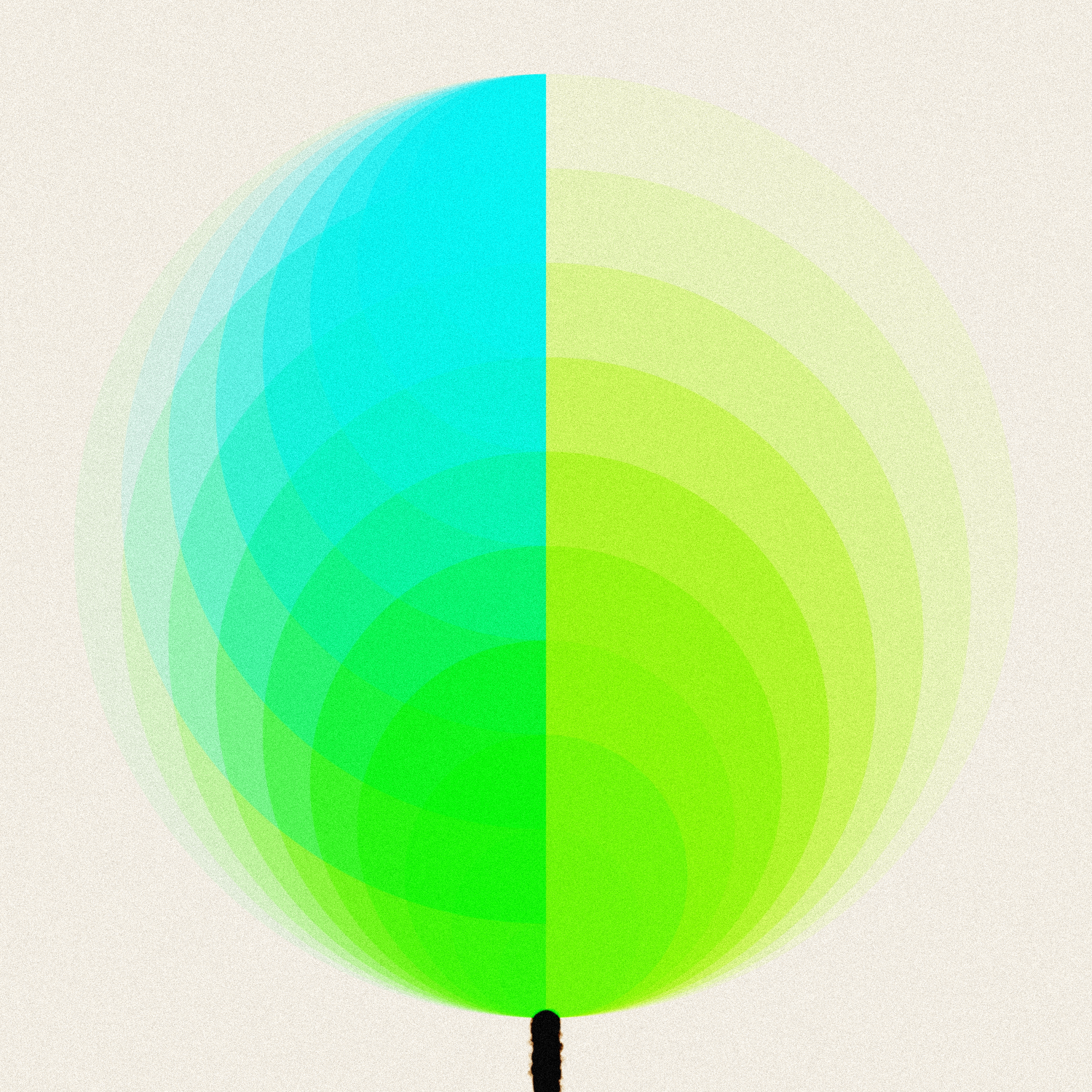 Fx(hash) Generative Birthday Candle #109 static NFT preview