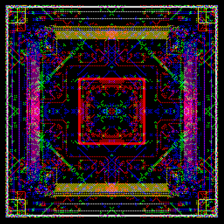 octomatonRGB #162 static NFT preview