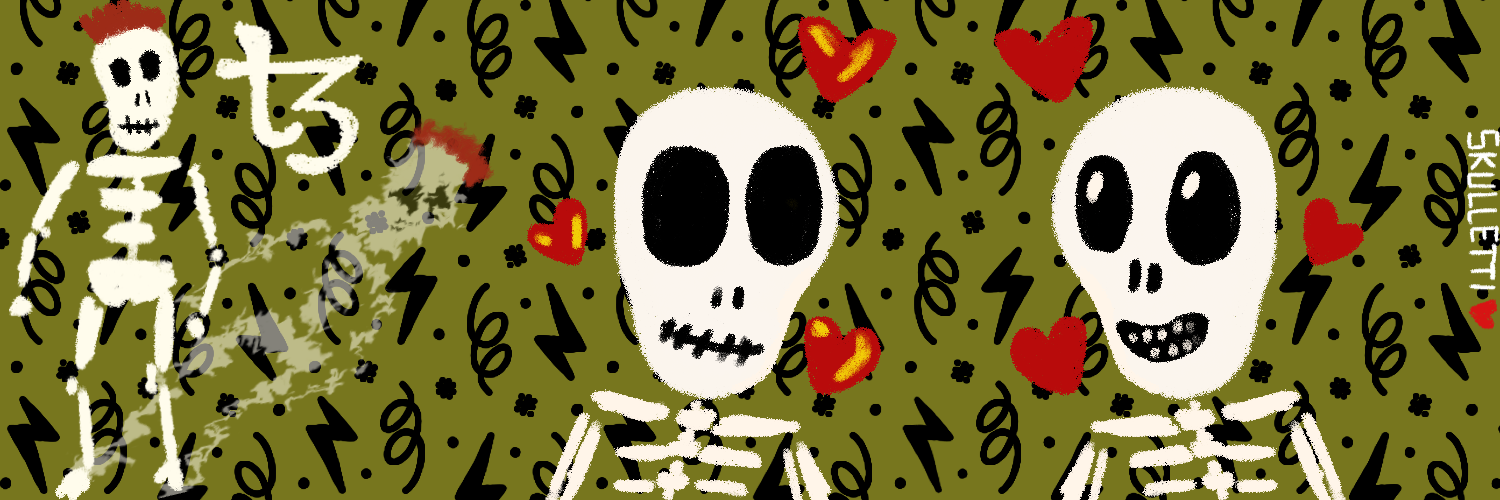 SKULLETTI TWITTER BANNER #368 static token preview