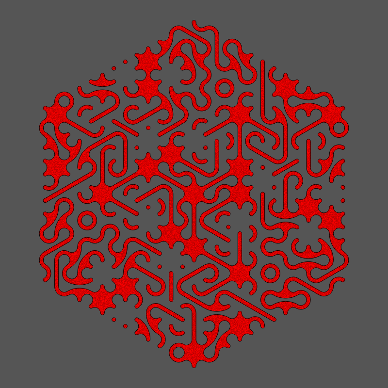 Threefold Symmetry - Dark Variations #36 static token preview