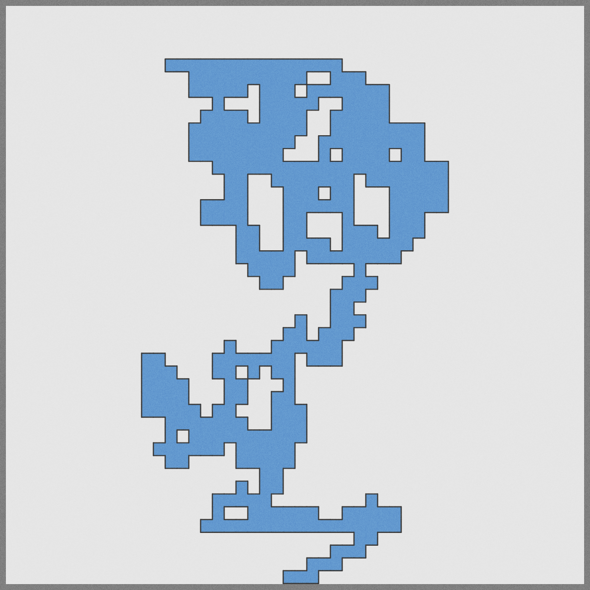 Bits Balanced #134 static NFT preview