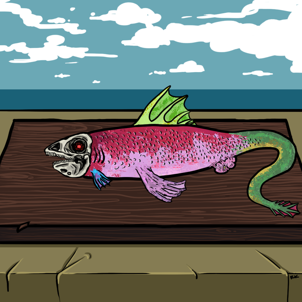 Monstrous Catch #90 static token preview