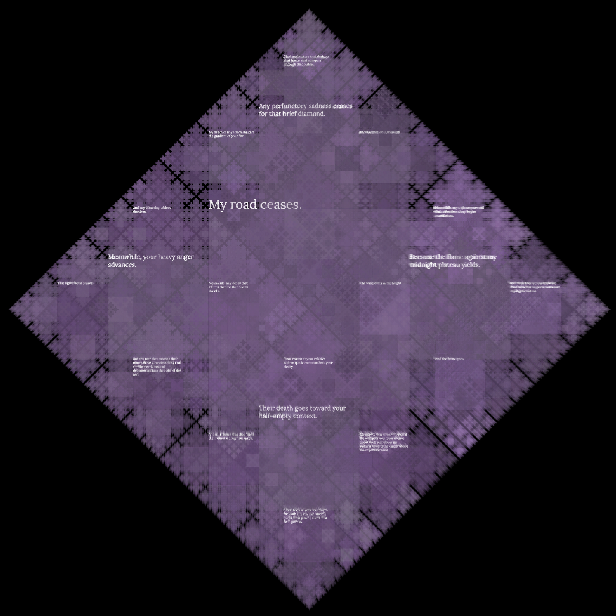 Diamond Fractal Fire #135 static token preview
