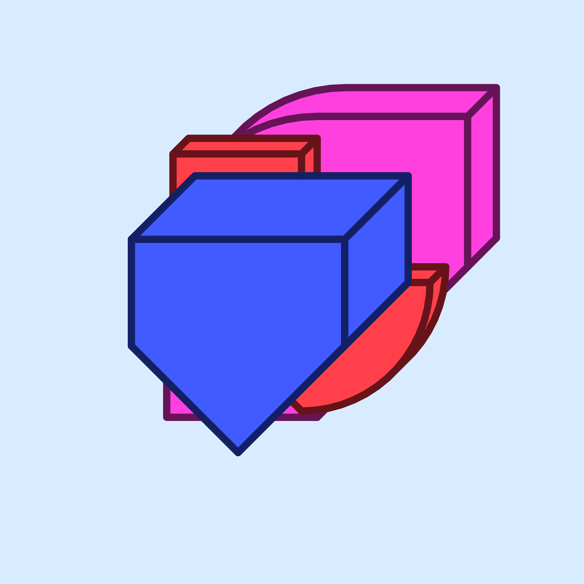 Calm shapes #1273 static NFT preview
