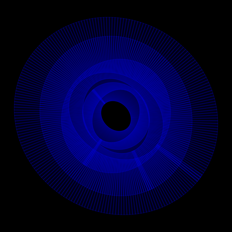 Moiré_Ellipses_Dark #58 static NFT preview