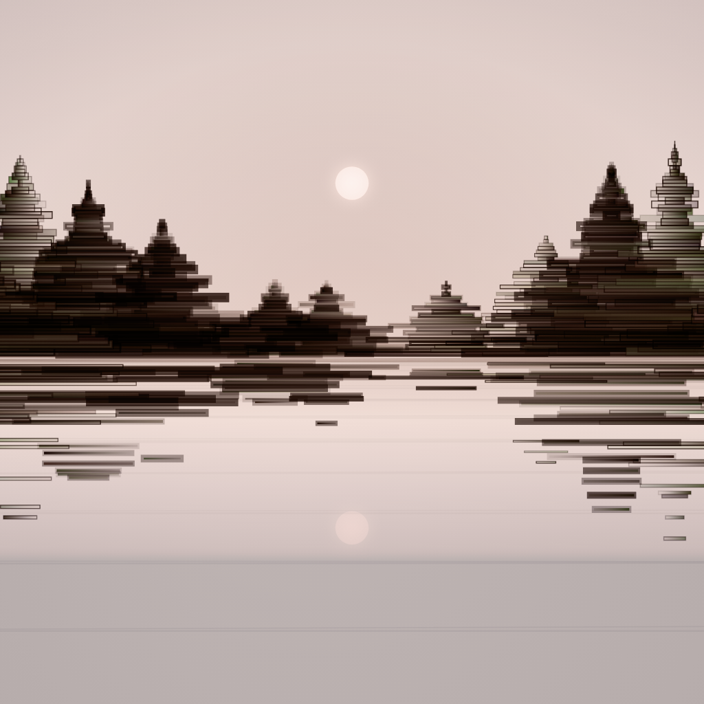 trees.on.lake #169 static NFT preview