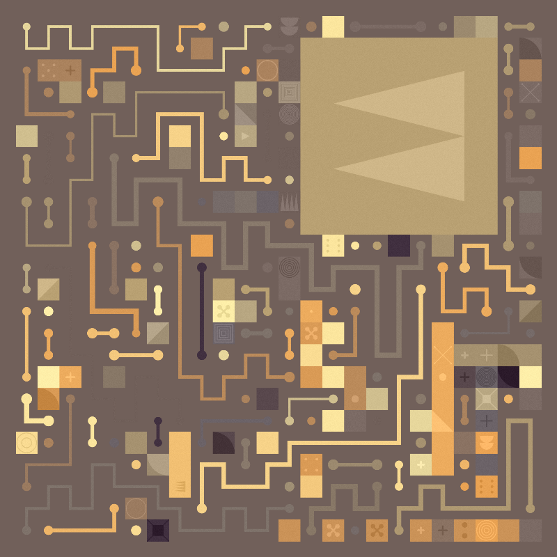 Scattered Pathways #360 static NFT preview