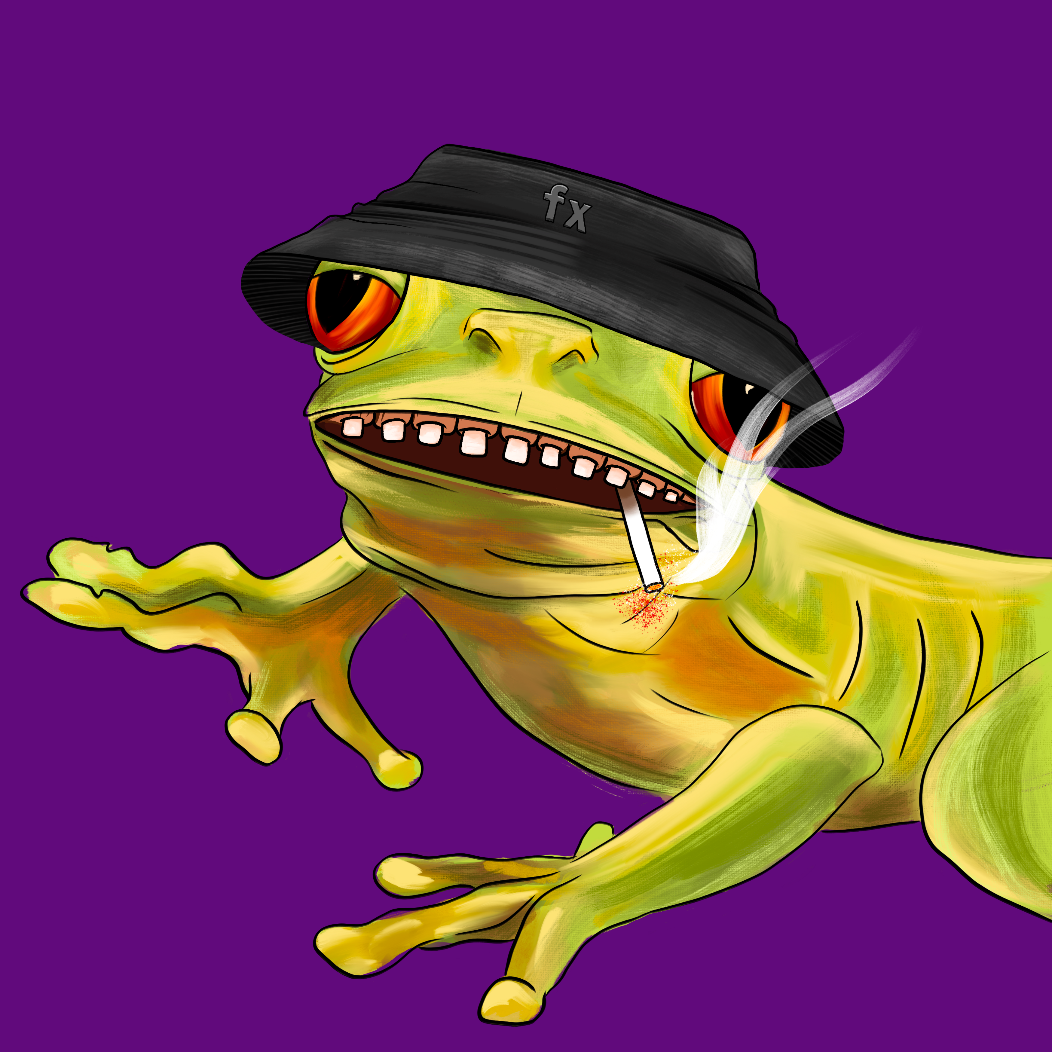 fxFrog #99 static NFT preview