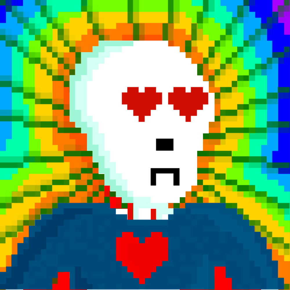 PIXEL SKULLETTI 1 #54 static token preview
