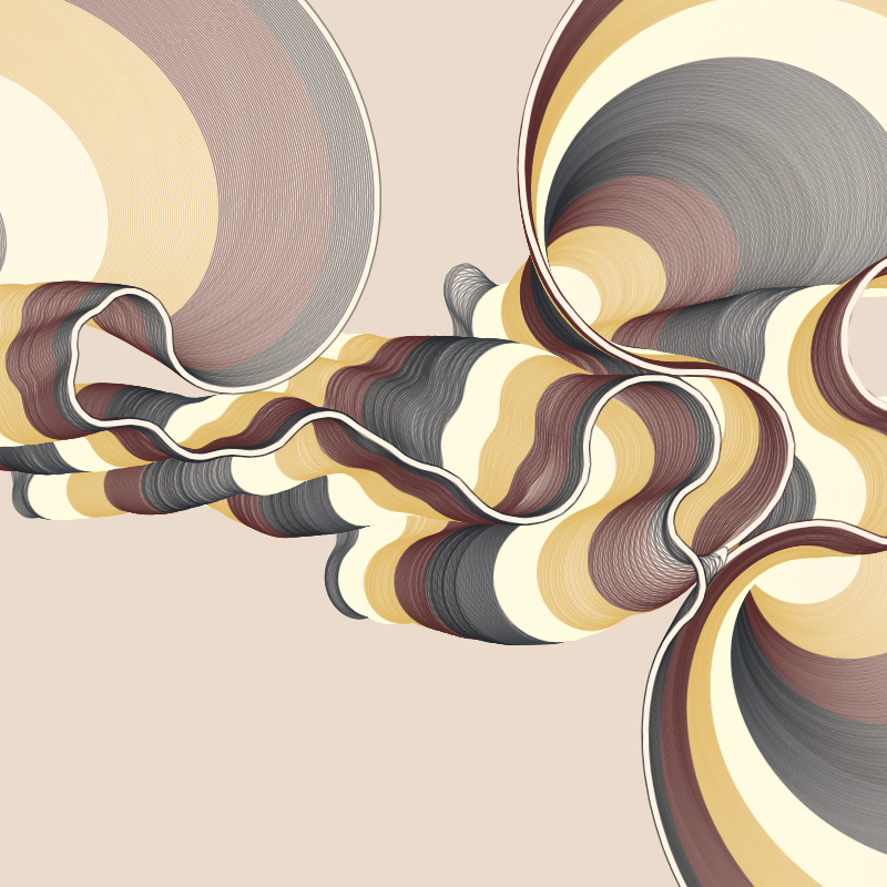 Meander River Plot v2 #131 static NFT preview