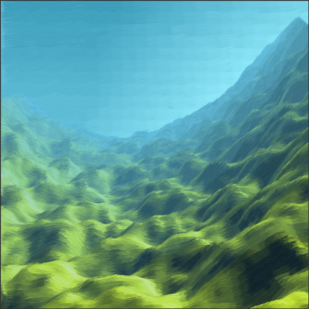 Lush Fields #66 static NFT preview