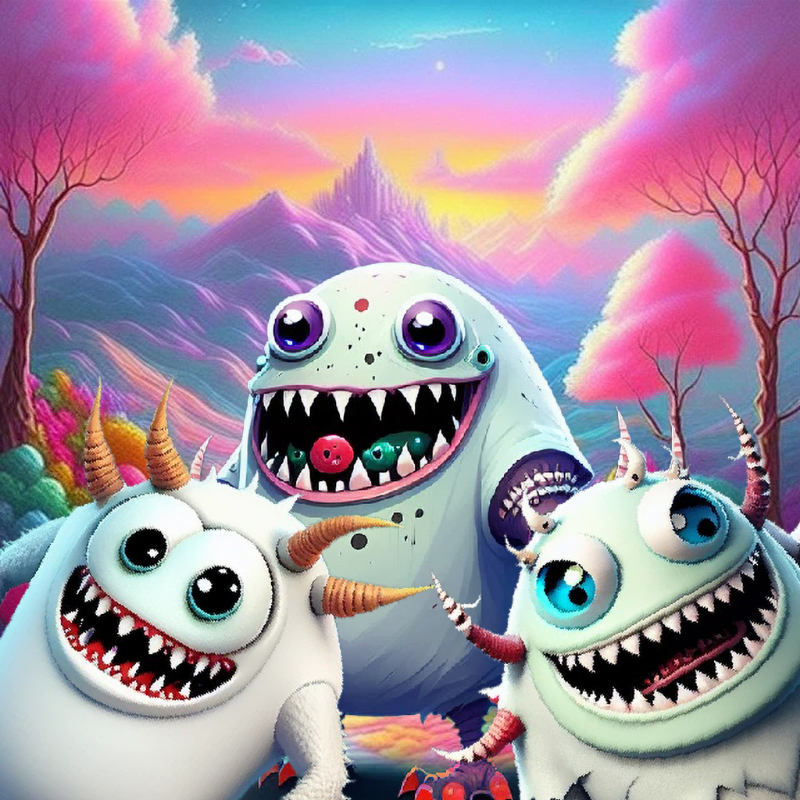 Candy Monsters #6 static token preview