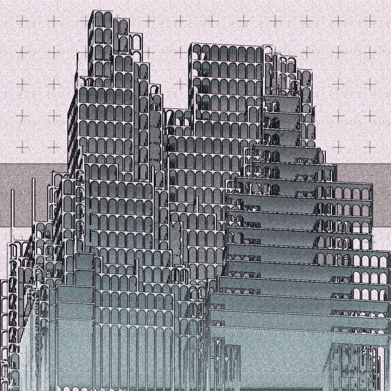 Brutalist #260 static NFT preview