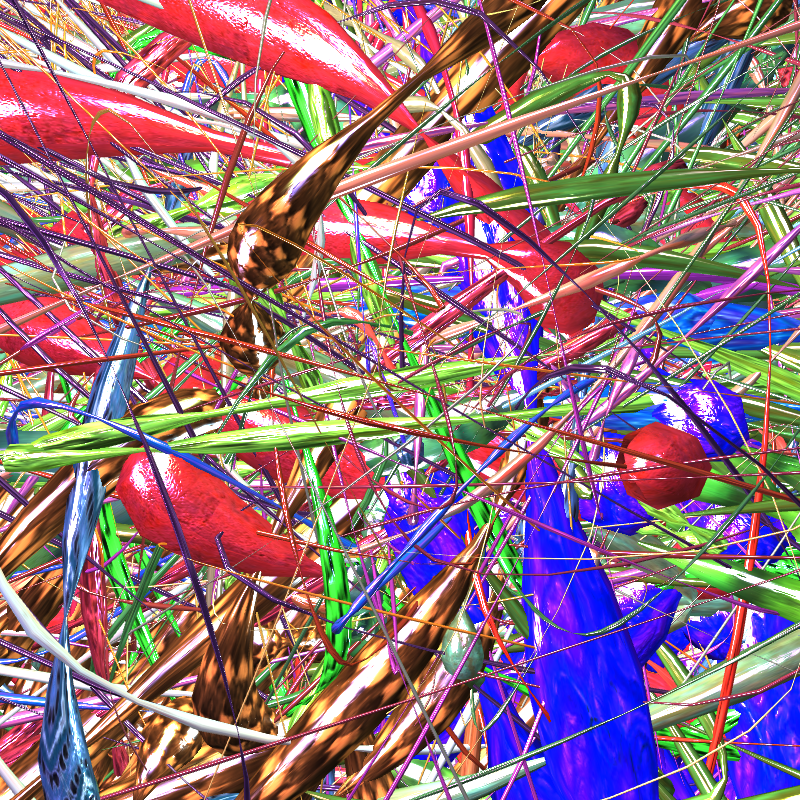 Prismatic Thickets #490 static token preview