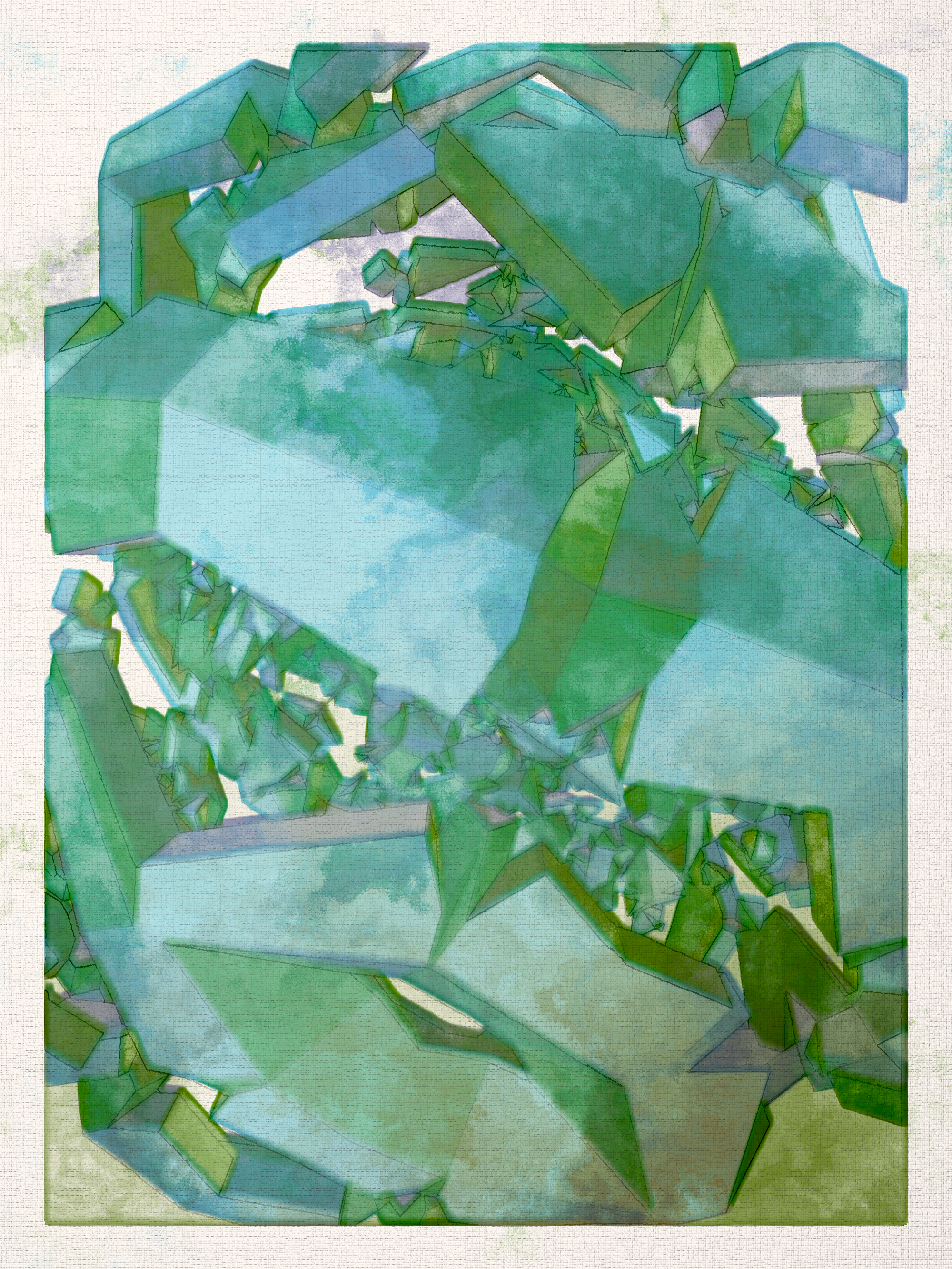 Aquarelle #168 static NFT preview