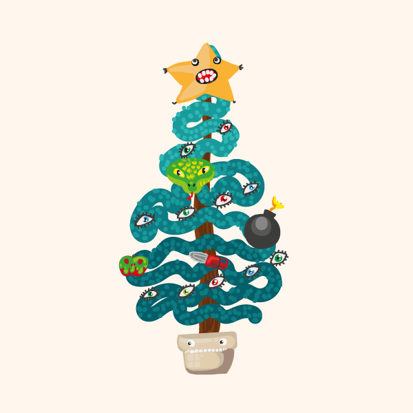 Creepy Christmas Tree For You! #4 static NFT preview
