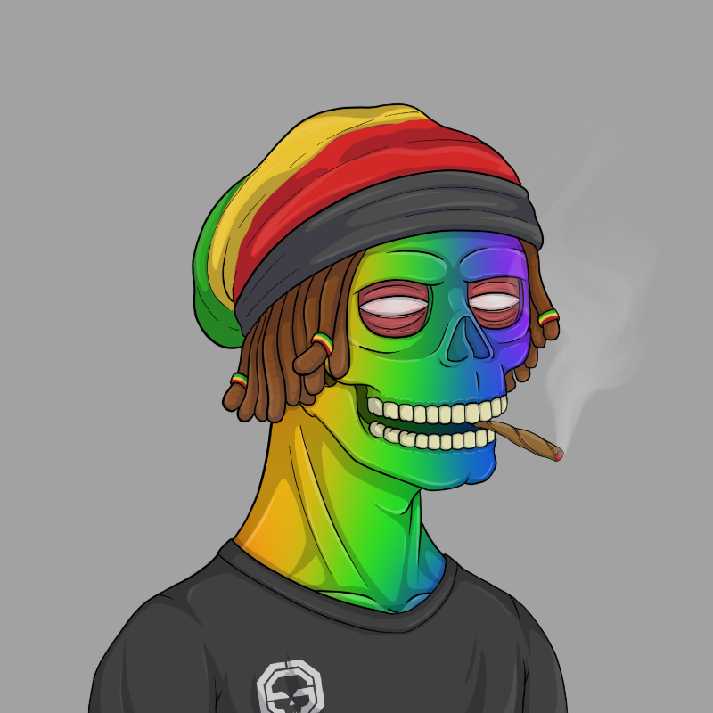 crazy skull club #2 static token preview