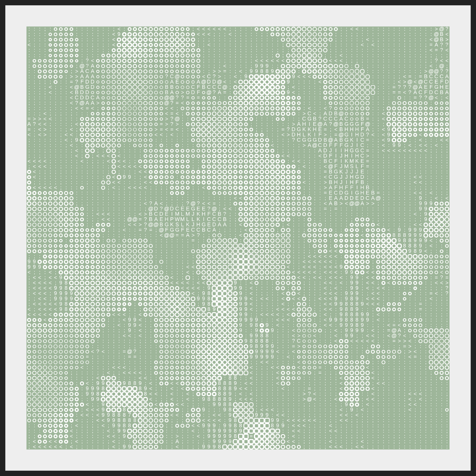 Mapa Mundi [ascii] #99 static NFT preview