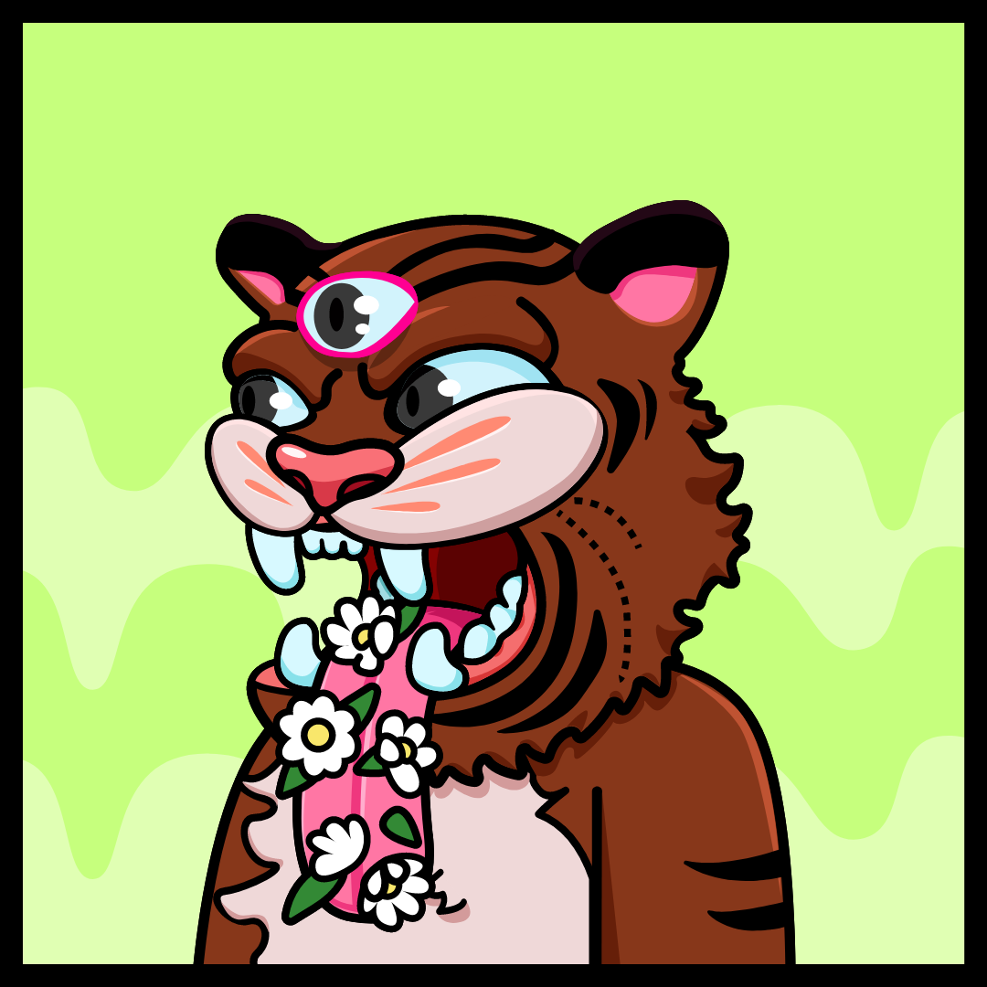 TIGERS Bored Club #105 static token preview