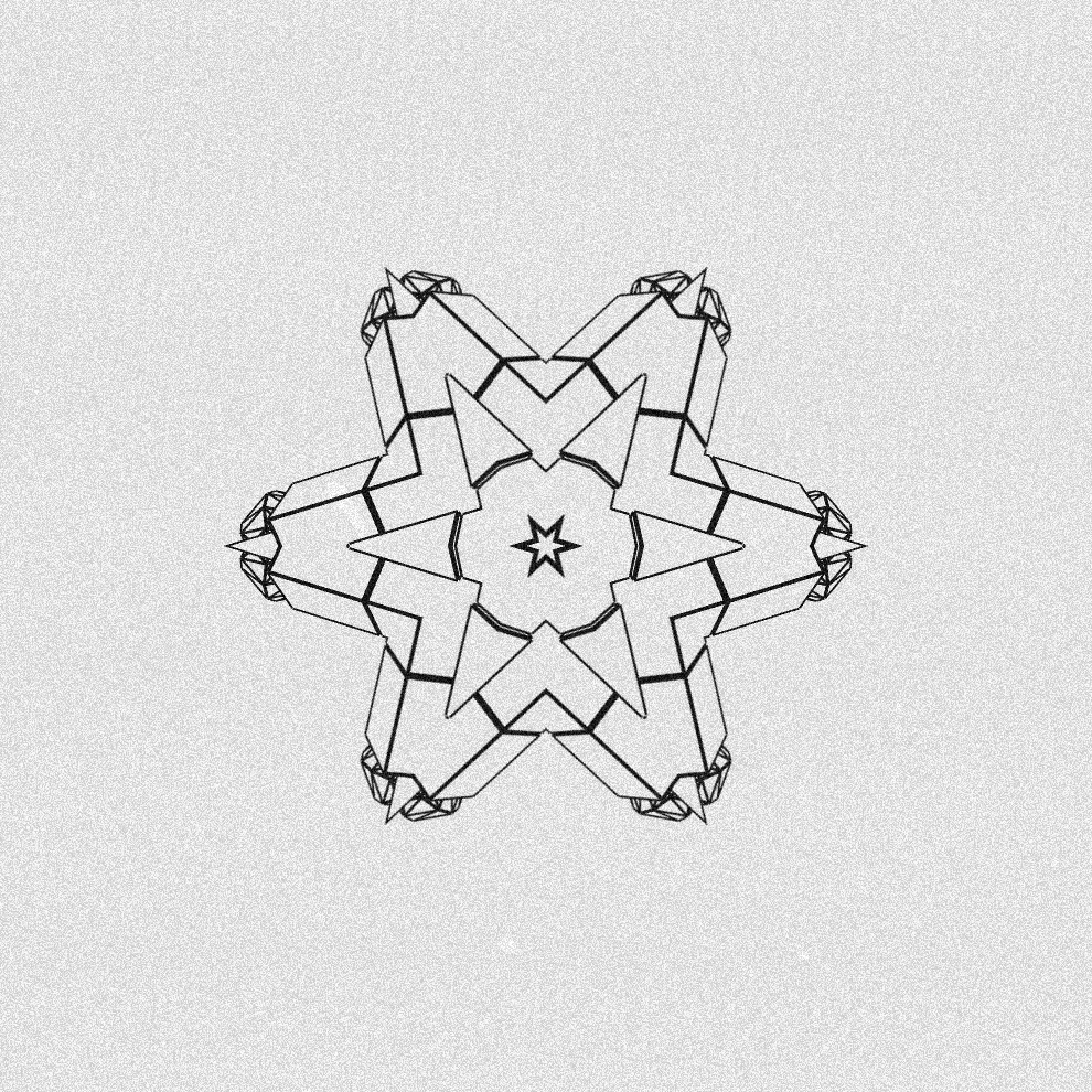 Monochrome Kaleido #355 static NFT preview