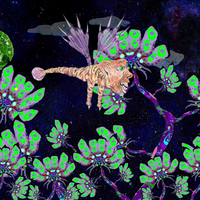 Fireflies and Flower Gardens #41 static NFT preview