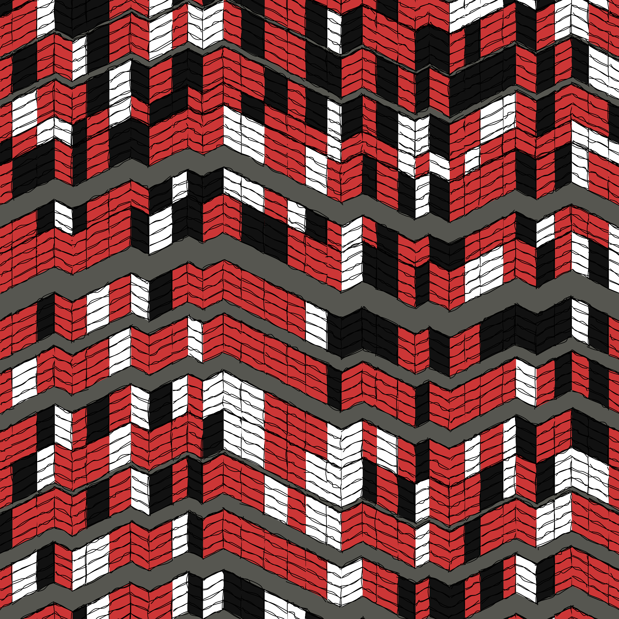 Angular Waves #37 static NFT preview