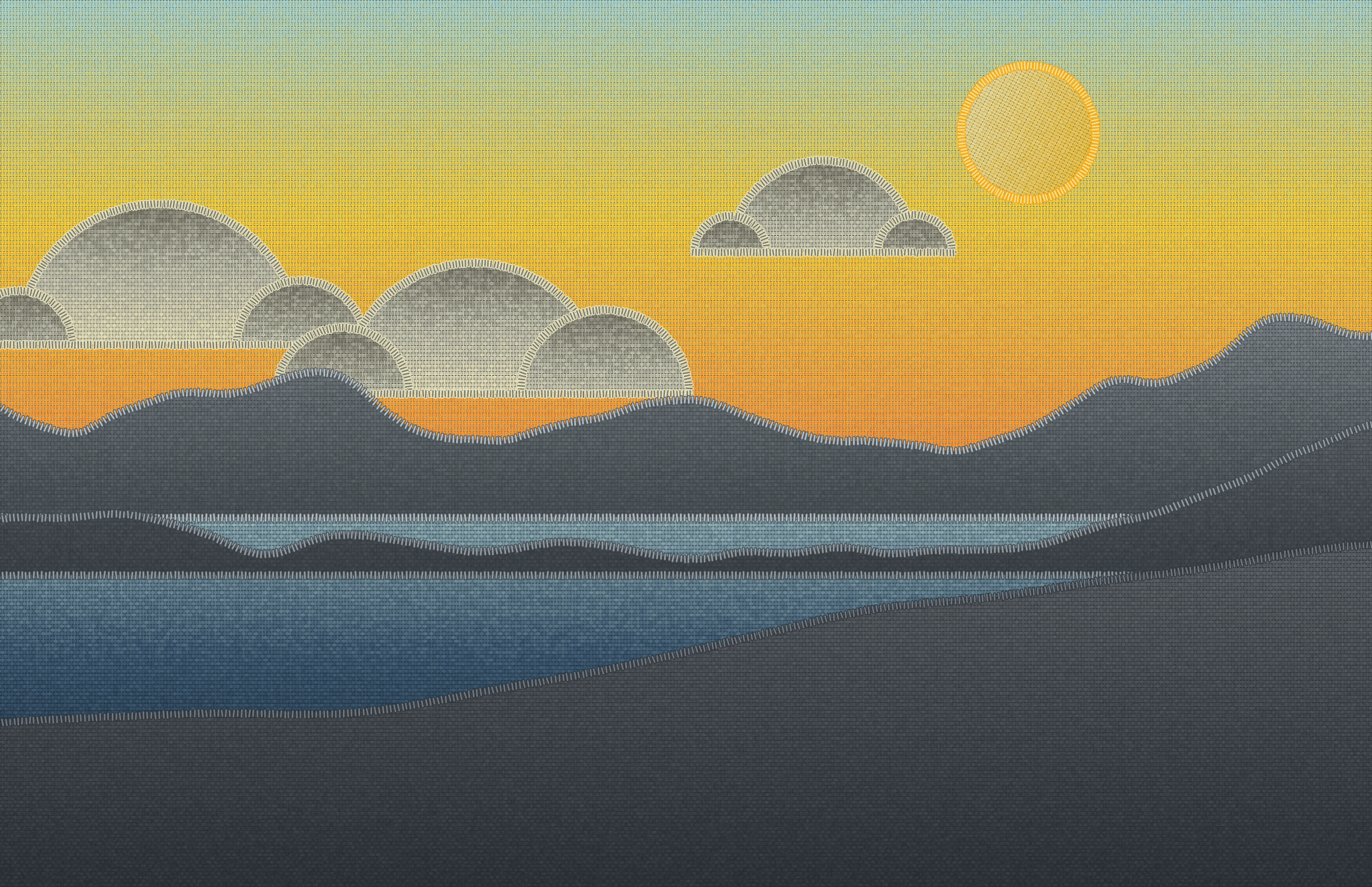 Applique Seascape #104 static NFT preview