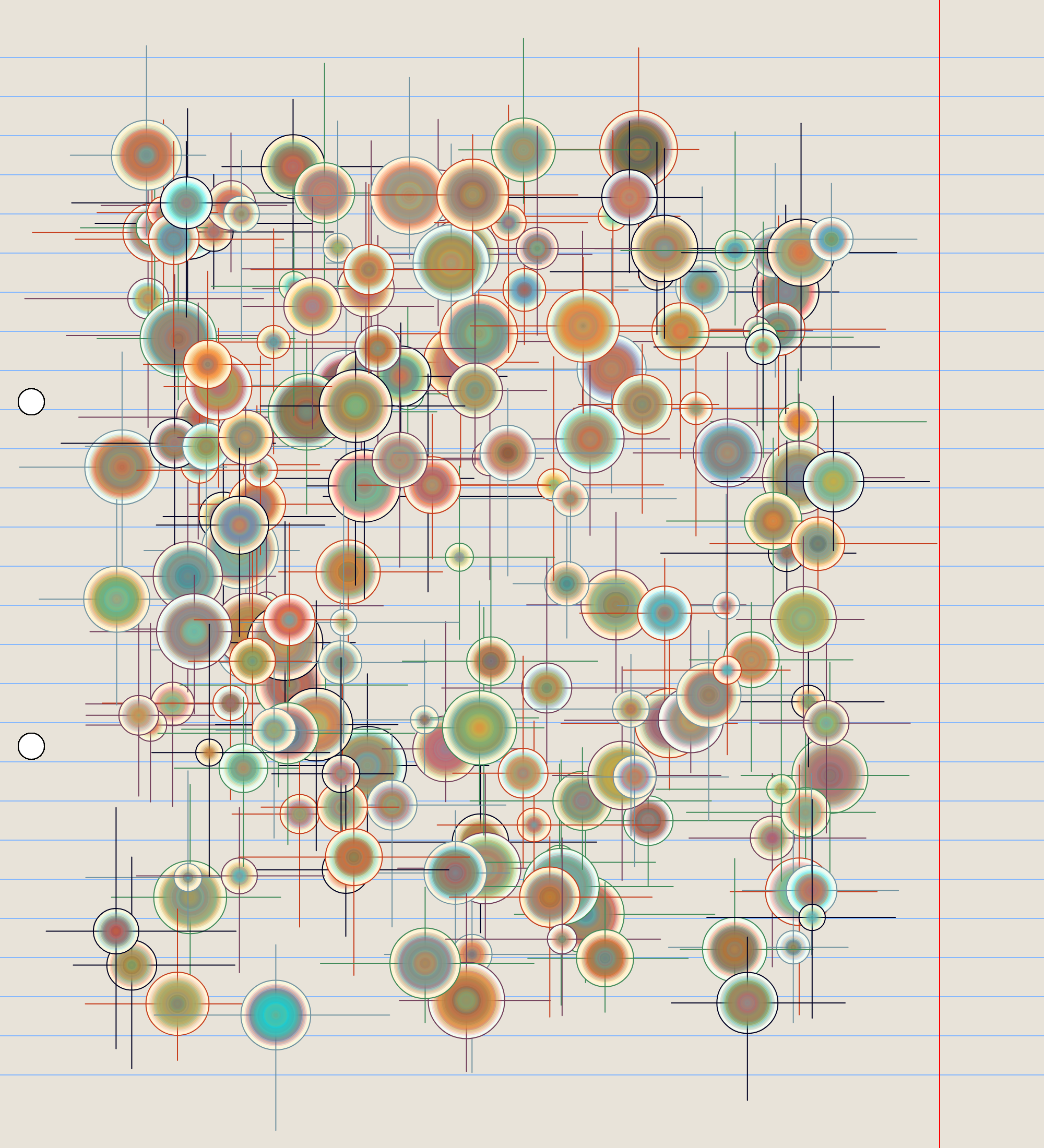 sketchbook page 4: academic ripples #43 static NFT preview