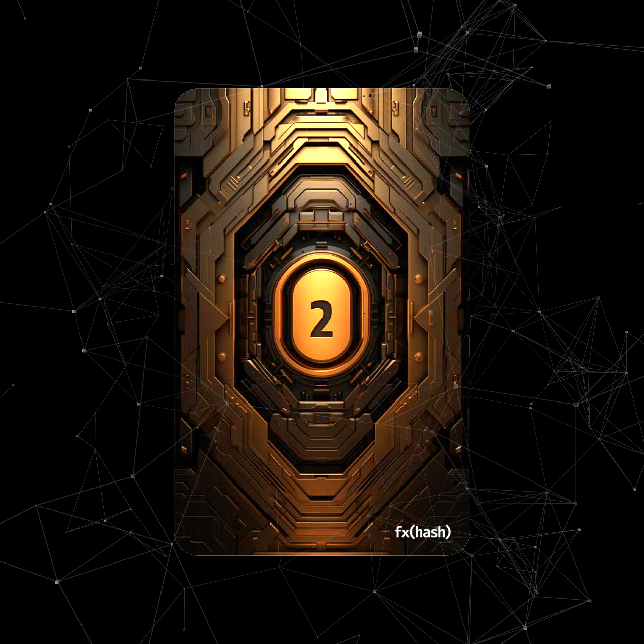 FXHash 2.0 Card #158 static NFT preview