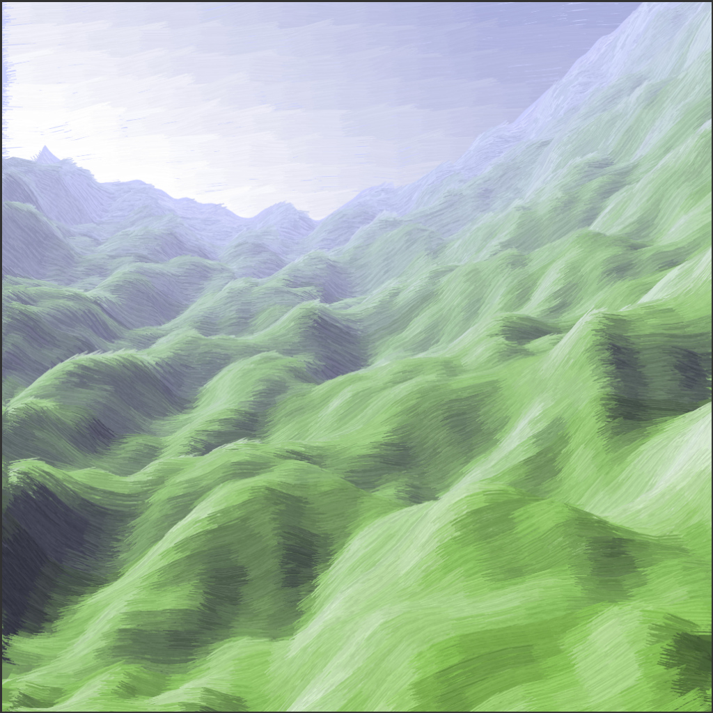 Lush Fields #115 static NFT preview