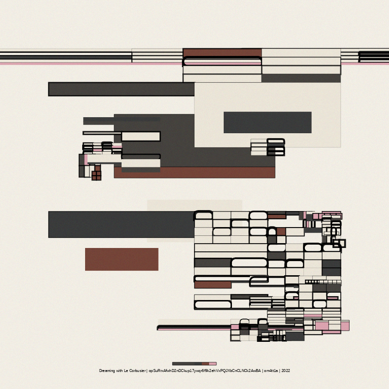 Dreaming with Le Corbusier #140 static NFT preview
