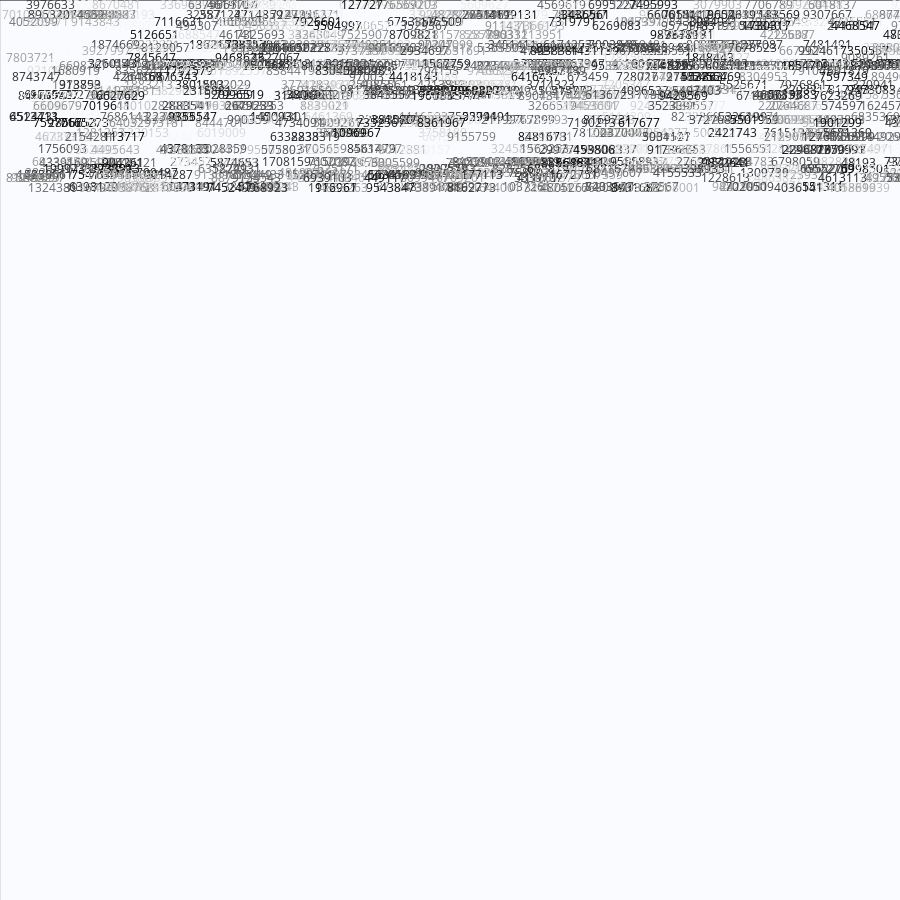 Painting by Random Prime Numbers #48 static NFT preview