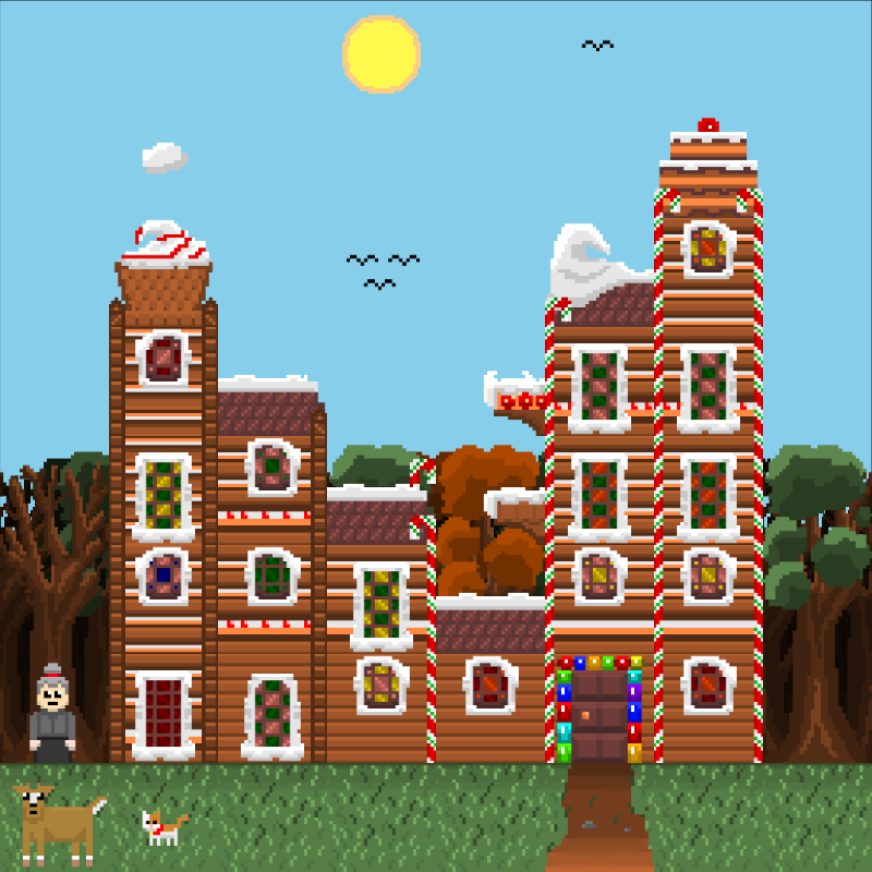 2D Mansion Candy House #110 static token preview