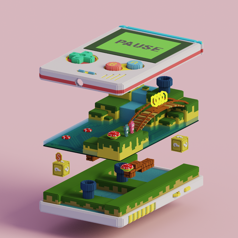 Gameboy Component #118 static NFT preview