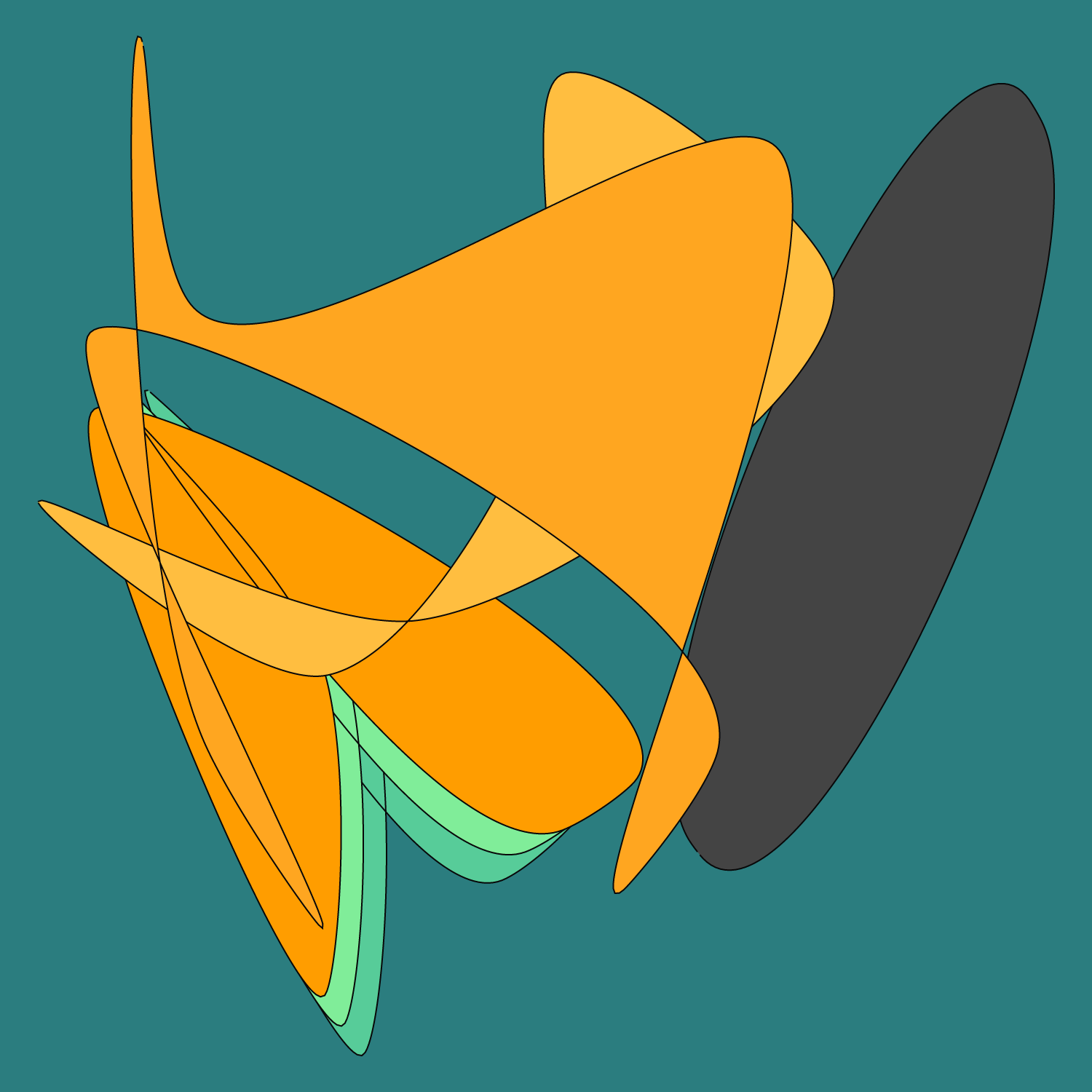 Geometric colorful shapes 2 (Free edition) #81 static token preview