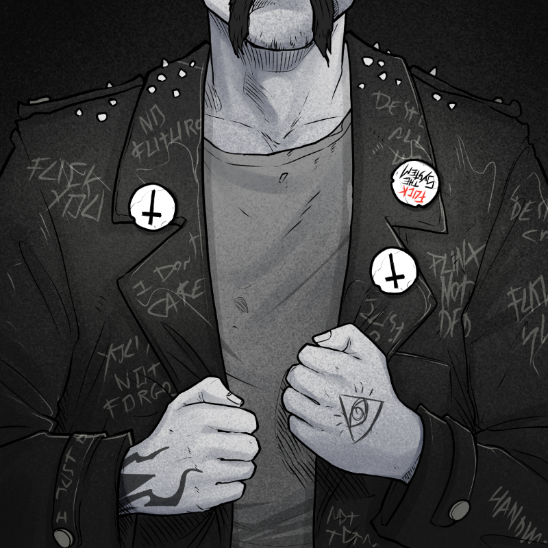 PUNX NOT DEAD #218 static token preview