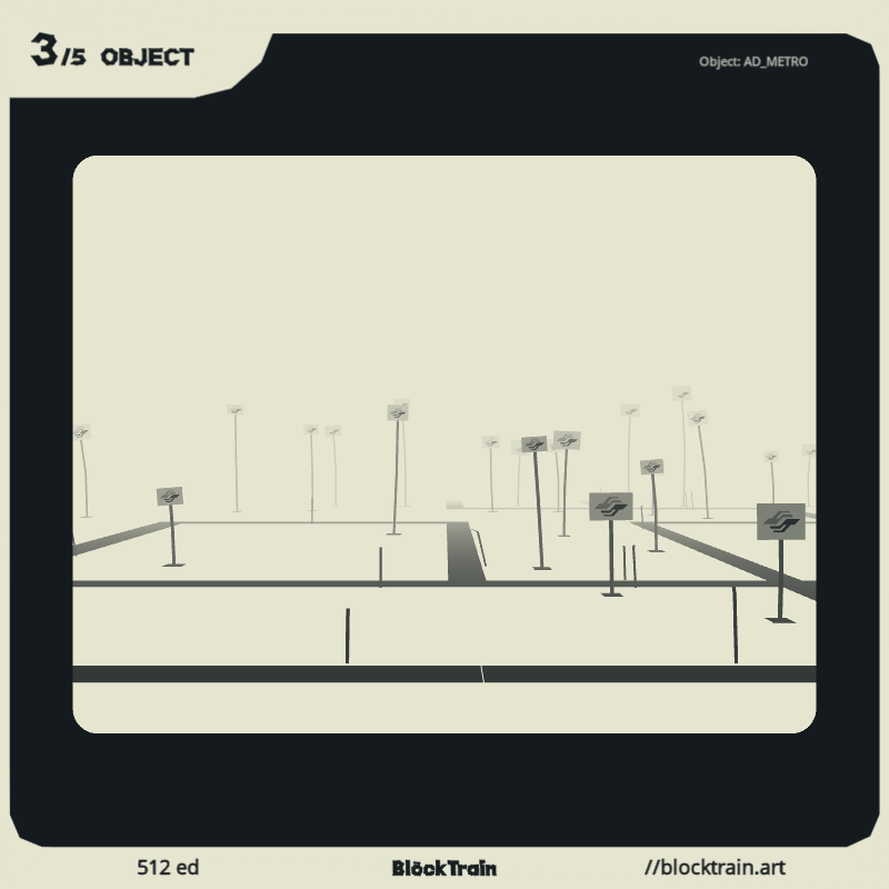 BlockTrain Object #131 static NFT preview