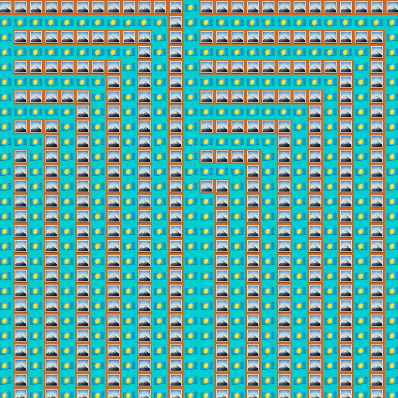 Elementary Cellular Emoji Automata #885 static token preview