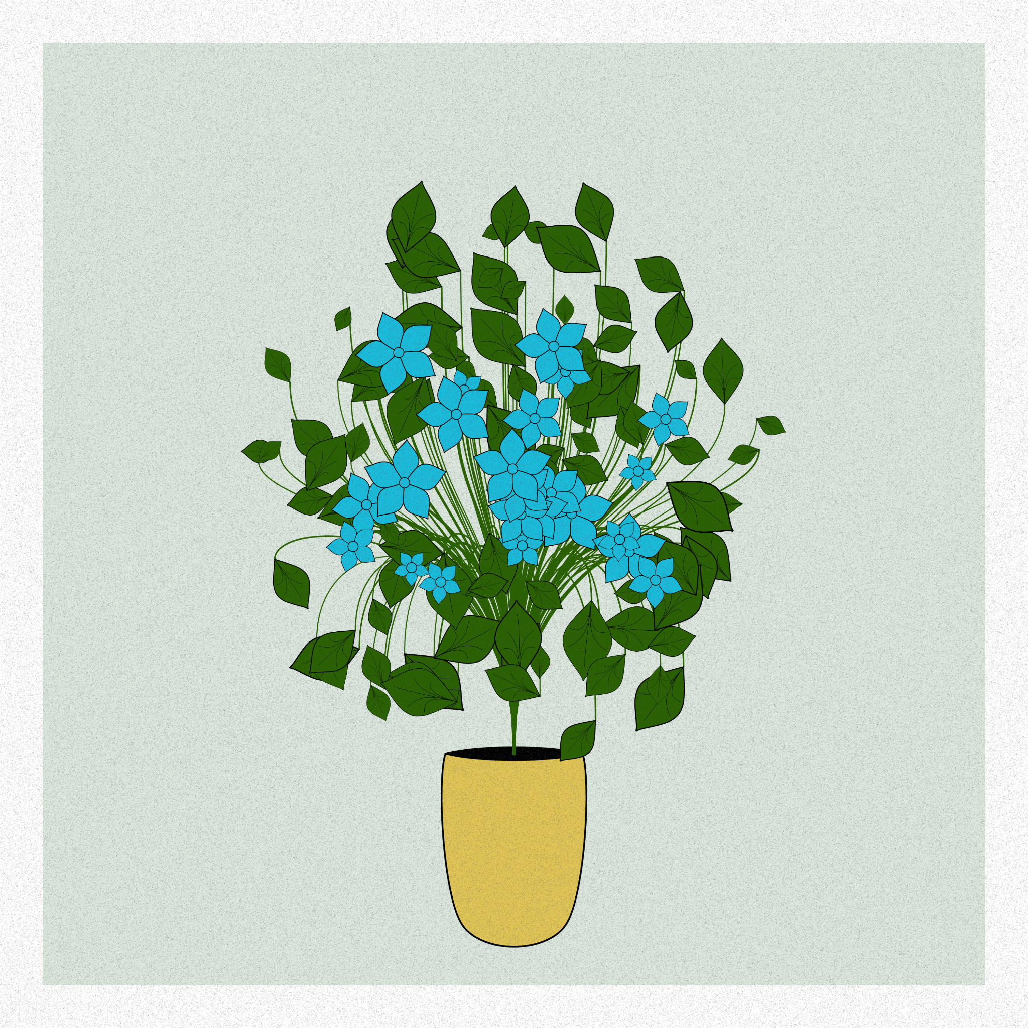 Flowers #42 static NFT preview