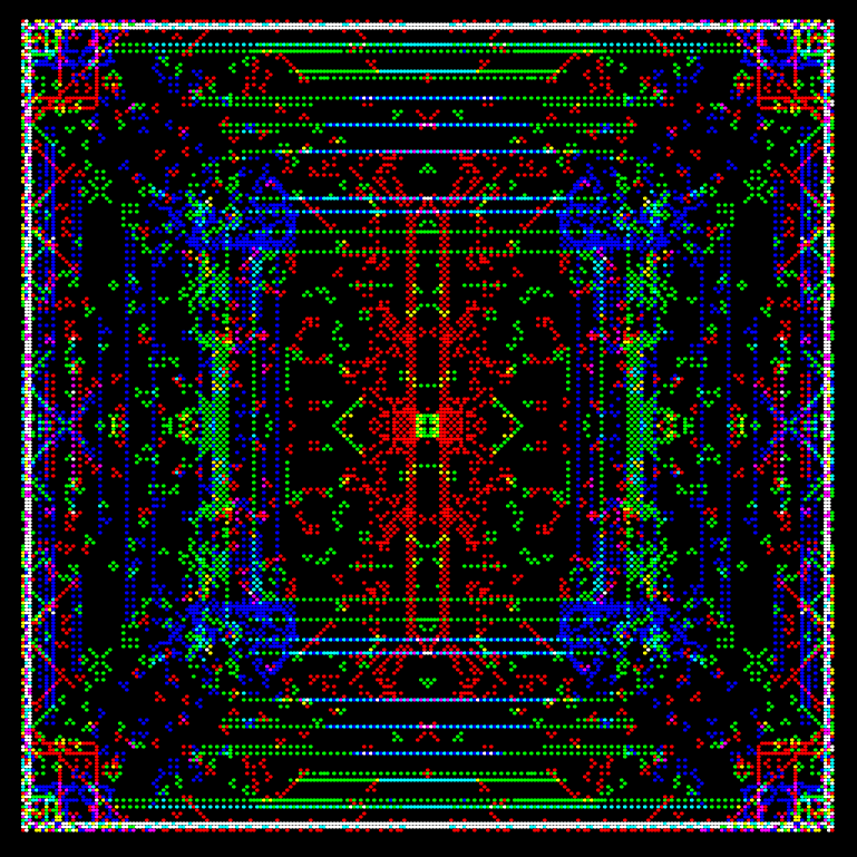 octomatonRGB #289 static NFT preview