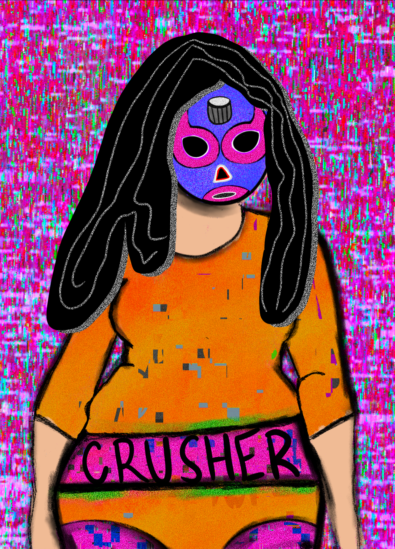 NFT luchadora #40 static NFT preview