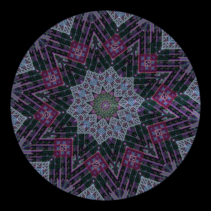 Binary kaleidoscope #78 static NFT preview