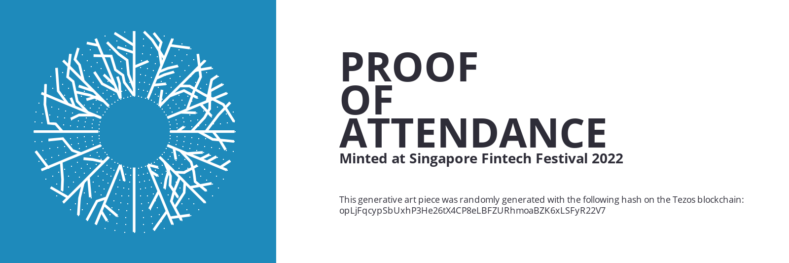 SFF2022 Proof of Attendance Token #2275 static token preview
