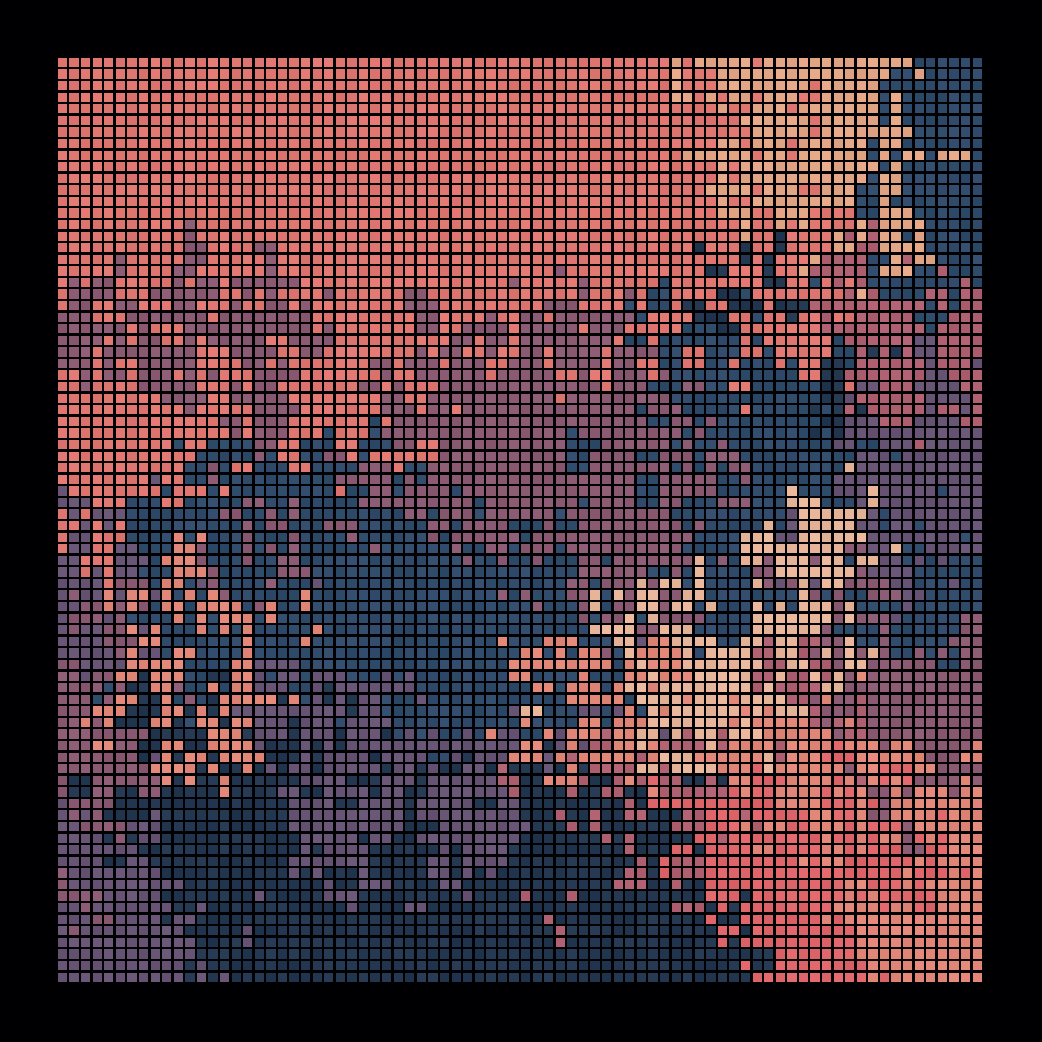 Pixel Blobs #25 static NFT preview