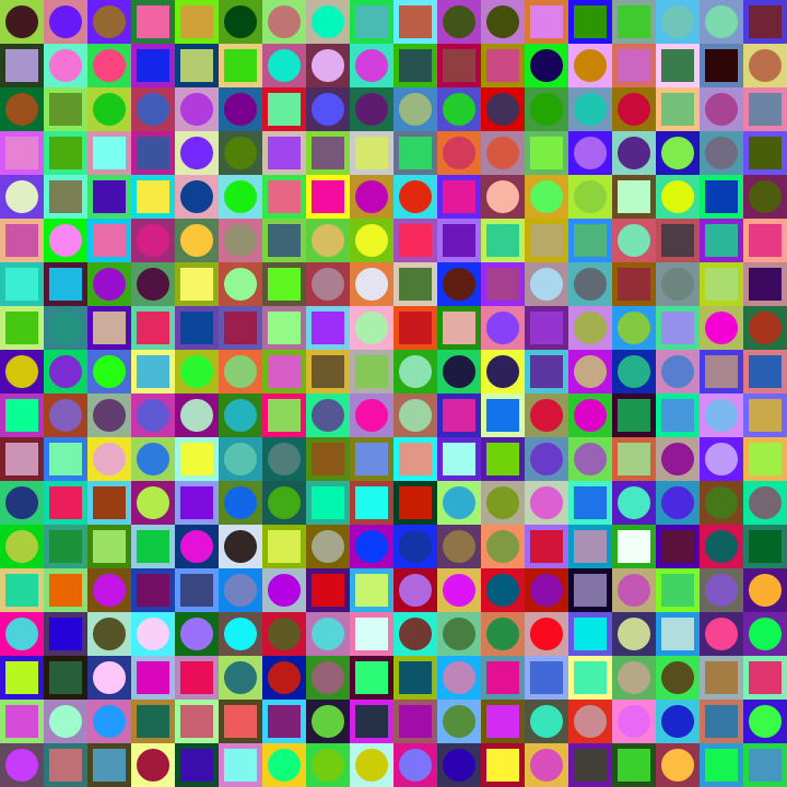 Square Dot Composition #238 static token preview